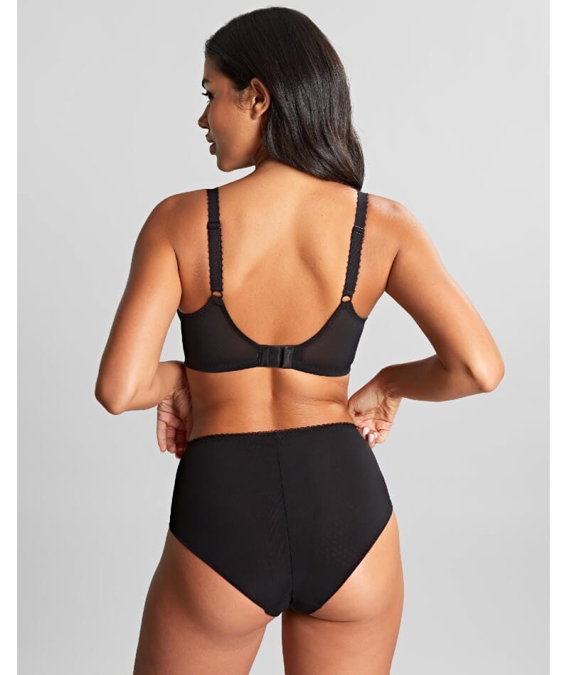 Panache Meadow Brazilian Brief - Black Knickers